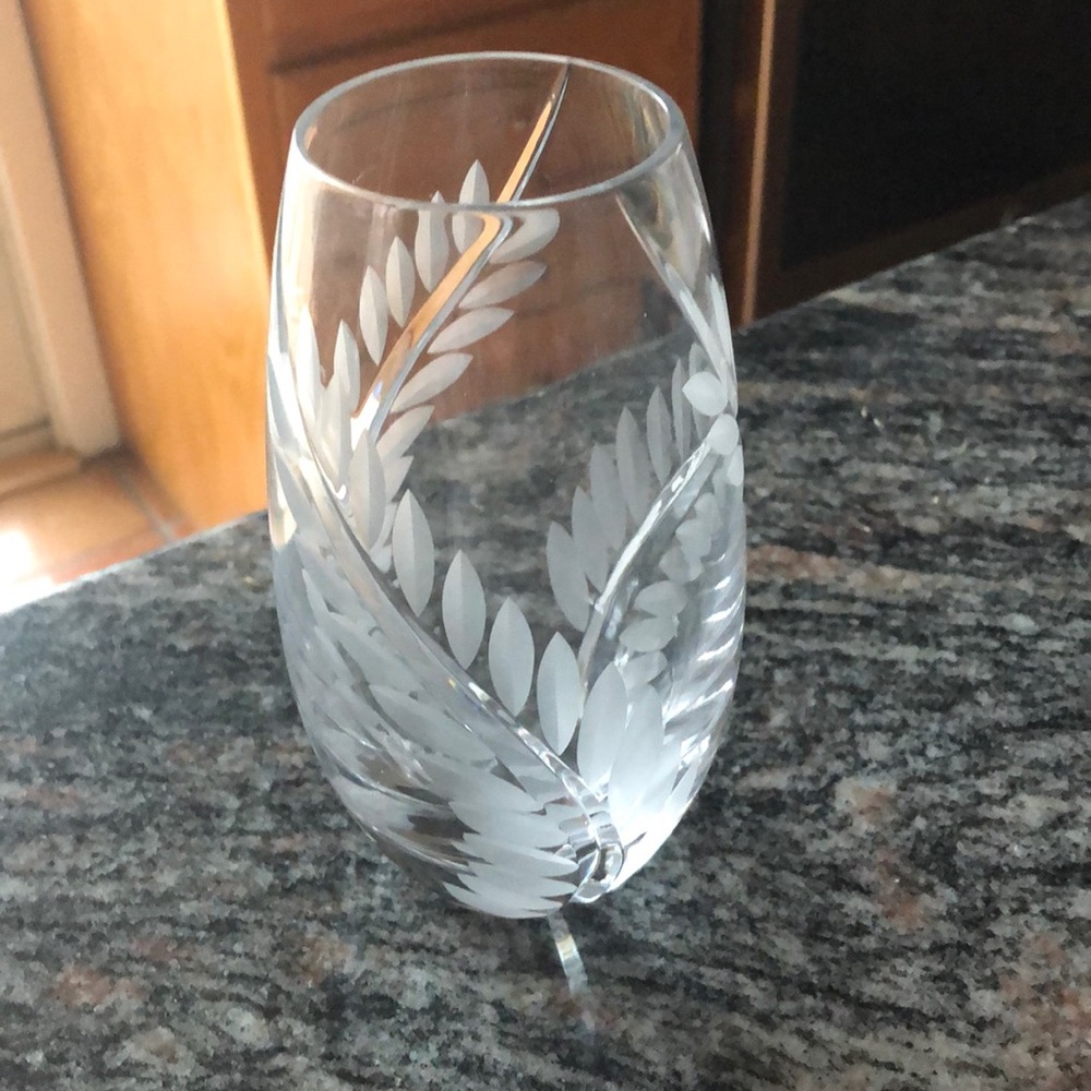 Vintage, crystal vase